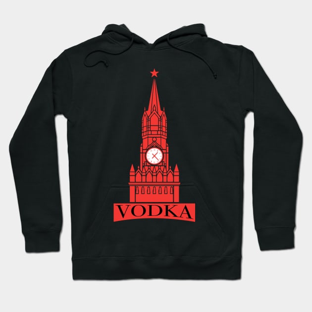 Vodka Tower Hoodie by byb